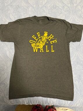 Vans Yellow 'Off The Wall' Skeleton Graphic Wall Art